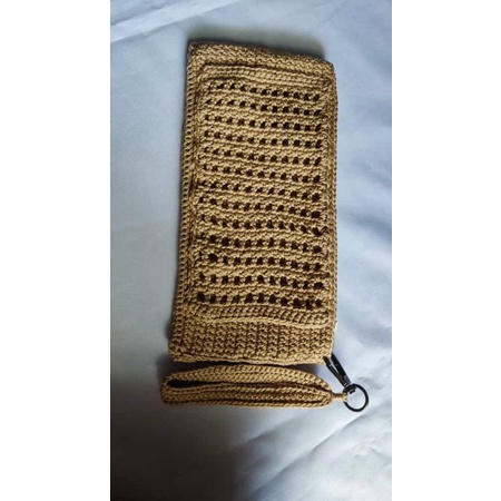 Knit wallet plus phone bag