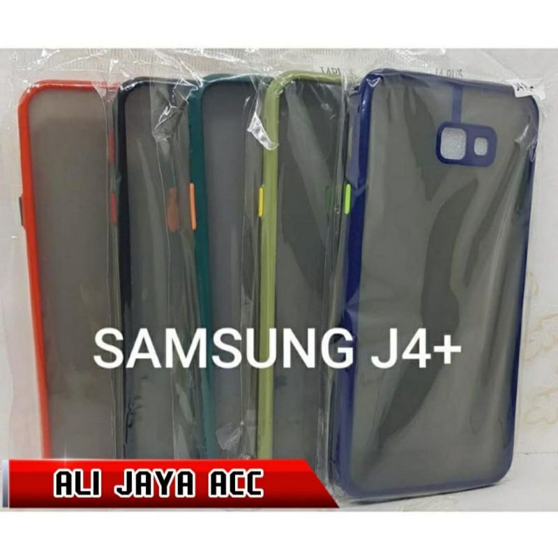 slicon/softcase Aero hp Samsung j4 plus/j4 prime case my choice + pelindung camera