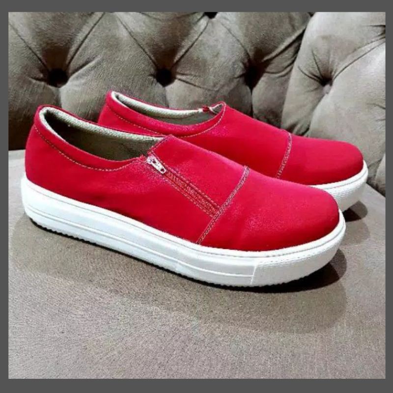 sepatu wanita wedges Korea tanpa tali original terbaru murah