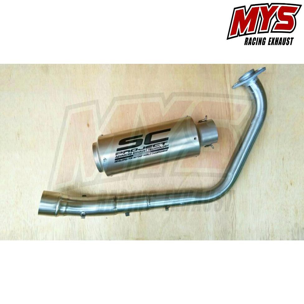 New Knalpot Sc Project Titan Fullset Yamaha R15 New Vva V3 V2 Xabre - Model Kolong