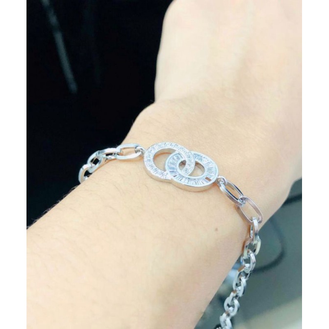 Gelang Tangan Wanita Dewasa Bahan Titanium Anti Karat