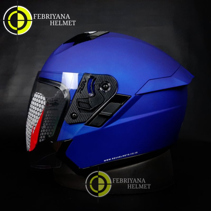 HELM RSV SV300 SOLID BLUE MATT | HALF FACE RSV SV300