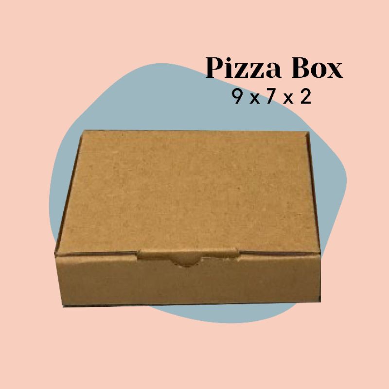

PIZZA BOX 9x7x2 // KARDUS BOX // PACKAGING // KARTON // KEMASAN KECIL / DUS KECIL