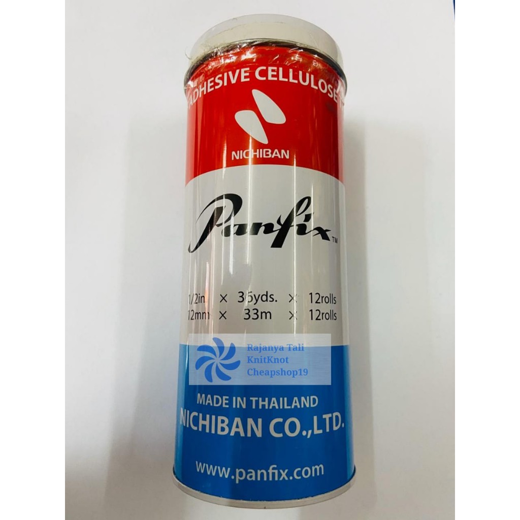 

Isolasi Panfix 1/2 X 36 Cellulose Tape self adhesive Solatip