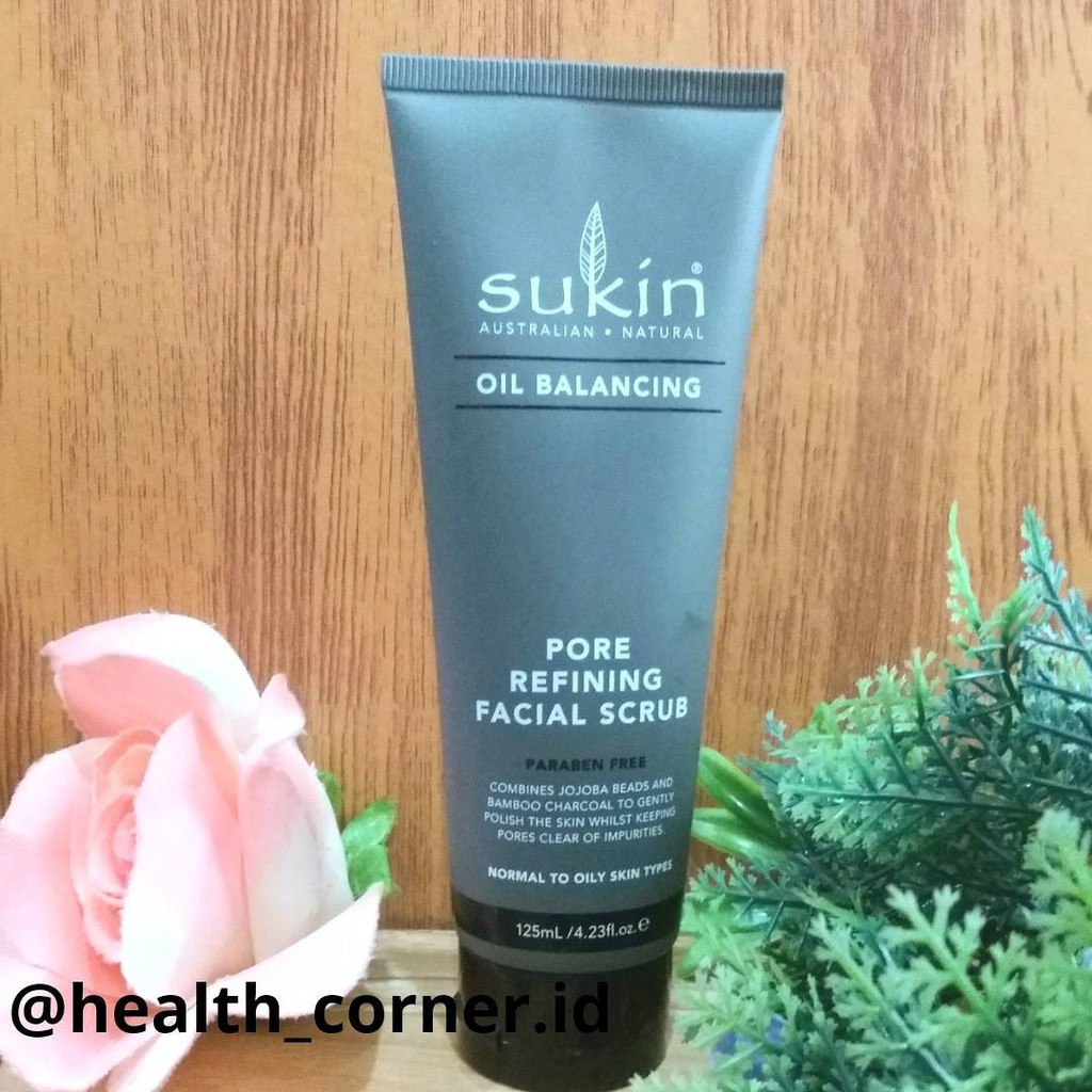 Sukin Oil Balancing Pore Refining Facial Scrub 125ml - Facial Scrub Organic
