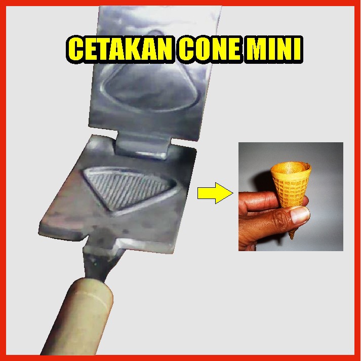 Cetakan Cone Mini Diameter Cone 3 cm Cetakan Cone Mini Es Krim