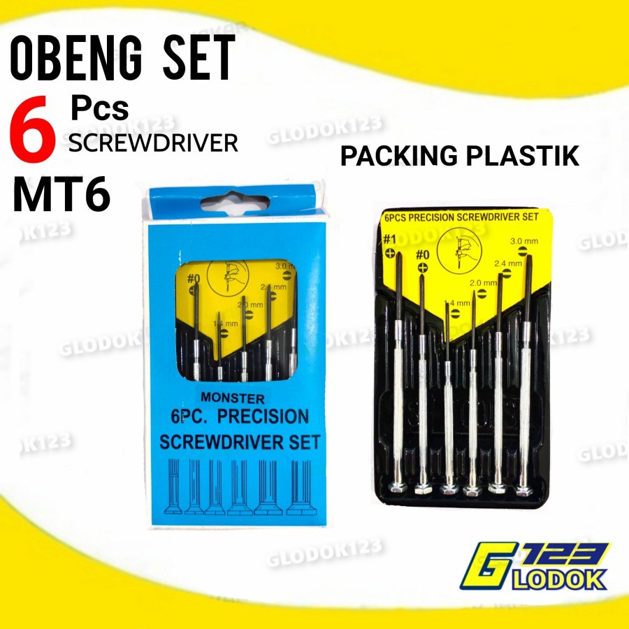 Obeng Jam 6 Pcs Obeng Set