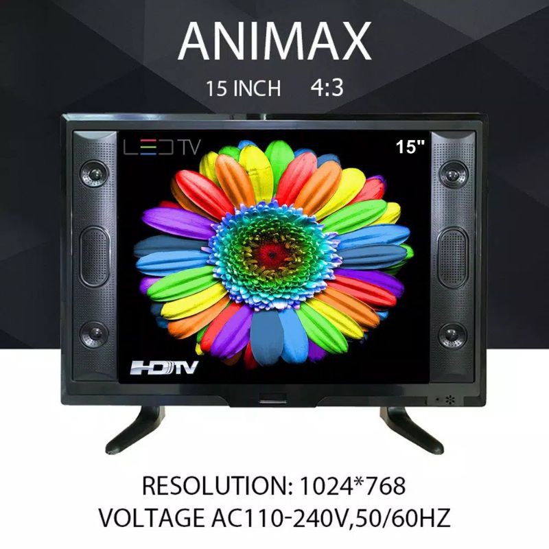 PROMO - WEYON TV LED 24 INCH SPEAKER DEPAN GAMBAR HD SUPPORT COLOKAN USB HDMI VGA ANTENA