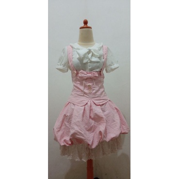 JSK Lolita Pink Kawaii BUKAN bodyline