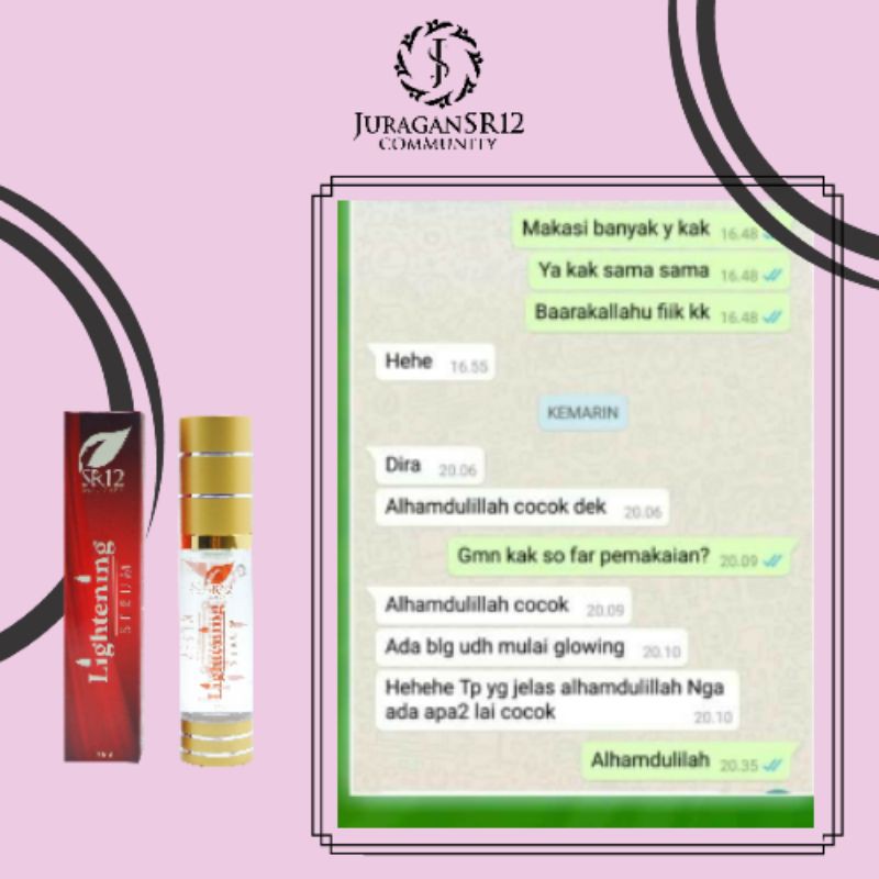 SERUM PEMUTIH WAJAH BPOM / LIGHTENING SERUM SR12 / MEMUTIHKAN WAJAH ALAMI / BRIGHTENING SERUM