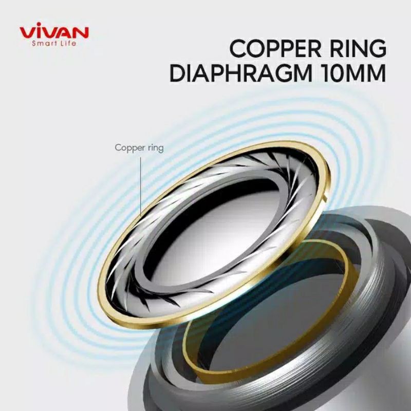 Vivan Q11s Bass Metal Earphone