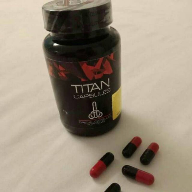 TITAN CAPSUL  100% HERBAL ASLI ORIGINAL PEMBESAR PRIA VITALITAS