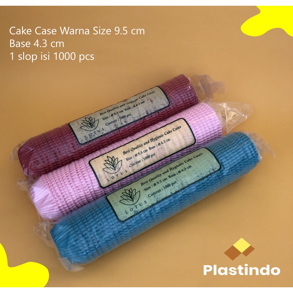 Jual Cake Cases Merk Lotus 9,5 cm | PAPER CUP CASE GLASSINE COLOR | Cup ...