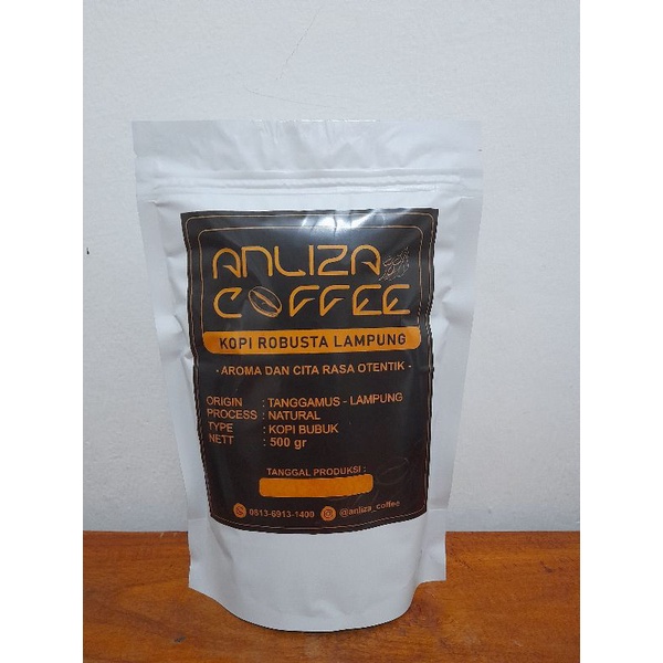 

Kopi Lampung Robusta anliza_coffee Kemasan 500g