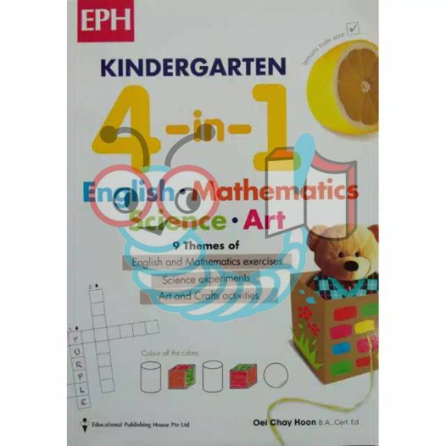 Kindergarten 4in1 English Mathematics Science Art