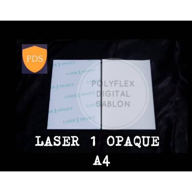 

LASER 1 OPAQUE ORIGINAL TRANSFER PAPER KHUSUS PRINTER LASER UKURAN A4 MURAH