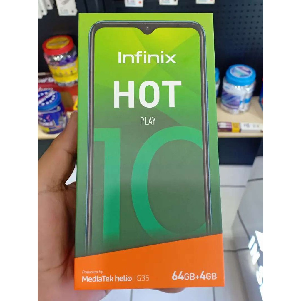 Infinix Hot 10 Play 4/64 Gb Garansi Resmi