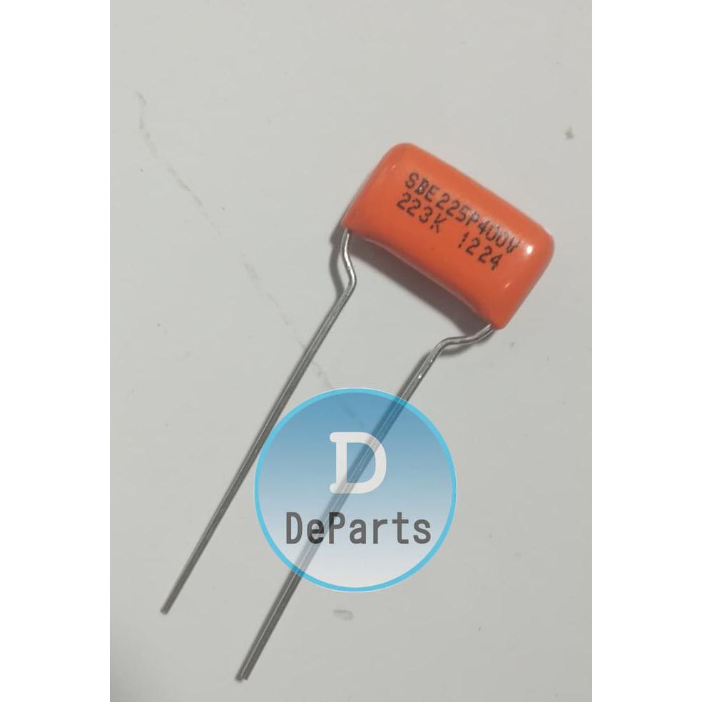 STOK TERBATAS Kapasitor Capacitor Sprague Orange Drop CDE 225p 223K-0.022 400v HEMAT 30%