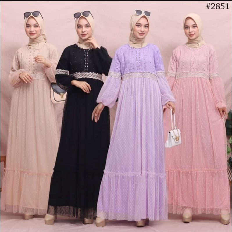 KIRAN_OLSHOP - GAMIS PESTA BRUKAT MIX TILE/ DRES PESTA BRUKAT MIX TILE PREMIUM