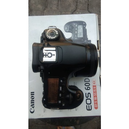 canon 60d fullset box dan lensa fix canon 50mm stm