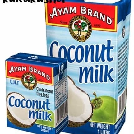 

asa457a Coconut Milk Ayam Brand 1 Liter / Santan Ayam Brand 1 Liter Xa20X1