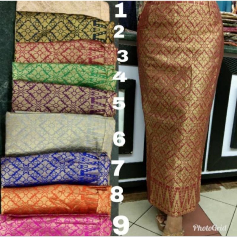 Songket Rok Selendang Barbara Original Butik