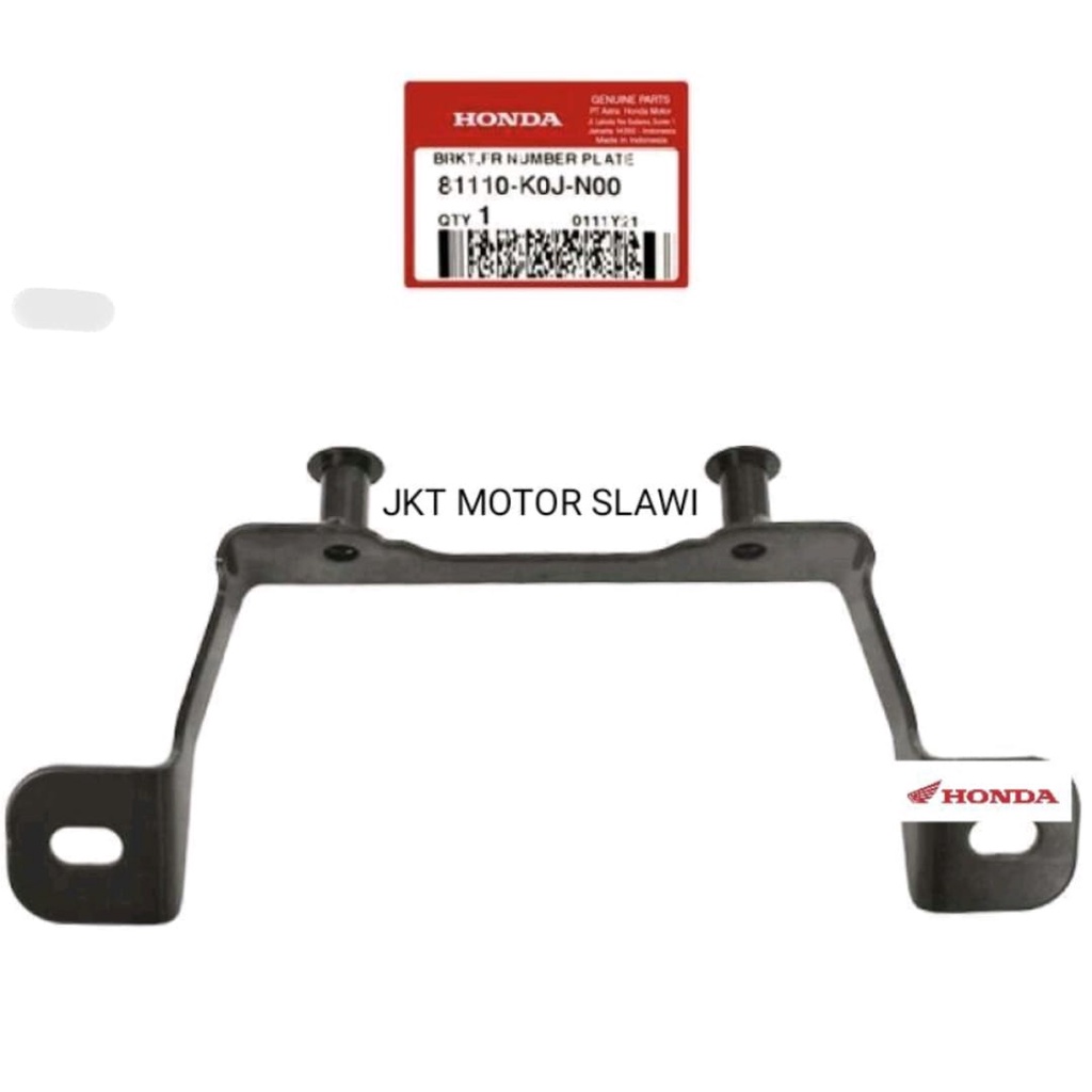 81110 K0J N00 Braket,FR Number Plate dudukan plat besi Genio