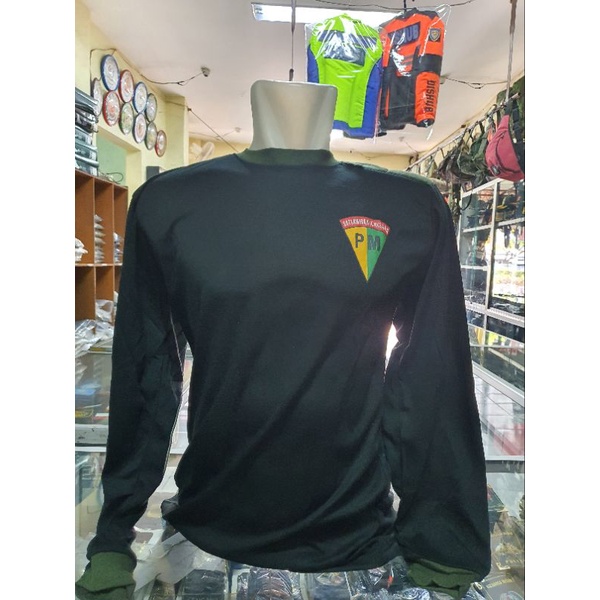 Kaos Bantalan POLISI MILITER Kecil | Kaos penembak POLISI MILITER Hitam lengan panjang | Kaos POLISI