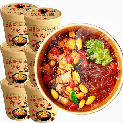 

DaWeiWang Da Wei Wang Suan La Fen Noodle Mie Instant Cup Haidilao - Suan La Fen