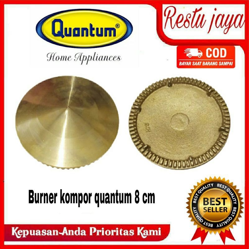 BURNER KOMPOR QUANTUM  KECIL TERBUAT DARI BAHAN KUNINGAN