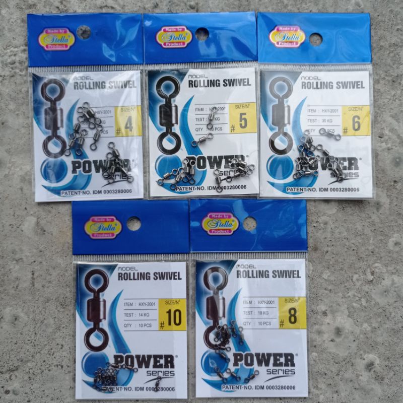 ROLLING SWIVELL STELLA TERLENGKAP TERMURAH BAHAN STAINLESS STELLA ANTI KARAT