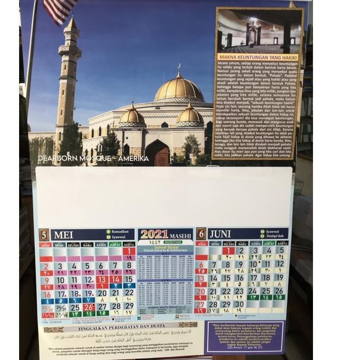 

Diskon BKISU Kalender Masehi 2021 & Hijriyah 1442 | Original | Disertai Jadwal Sholat V50 Laris