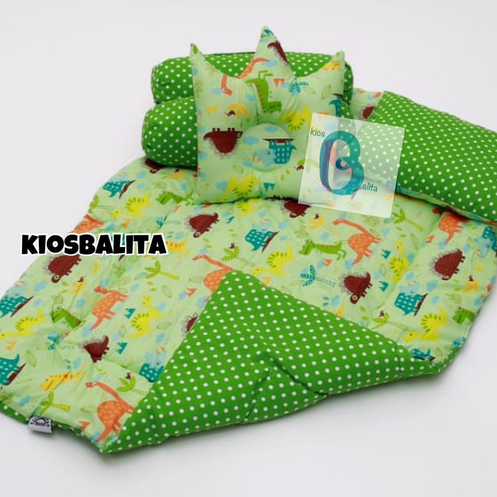 FREE BANTAL MENYUSUI ARM PILLOW!! Baby Bed Set Bedcover Selimut Bantal Bayi Cover Alas Tidur Baby