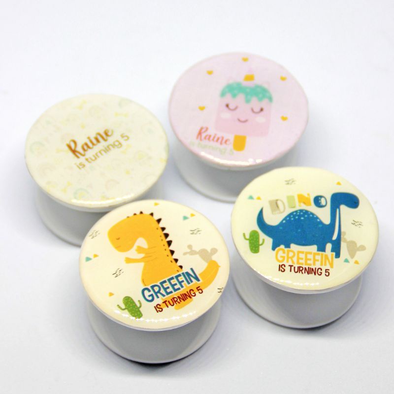 Souvenir Popsocket Resin Custom Phone Grip Character - Popsocket Custom