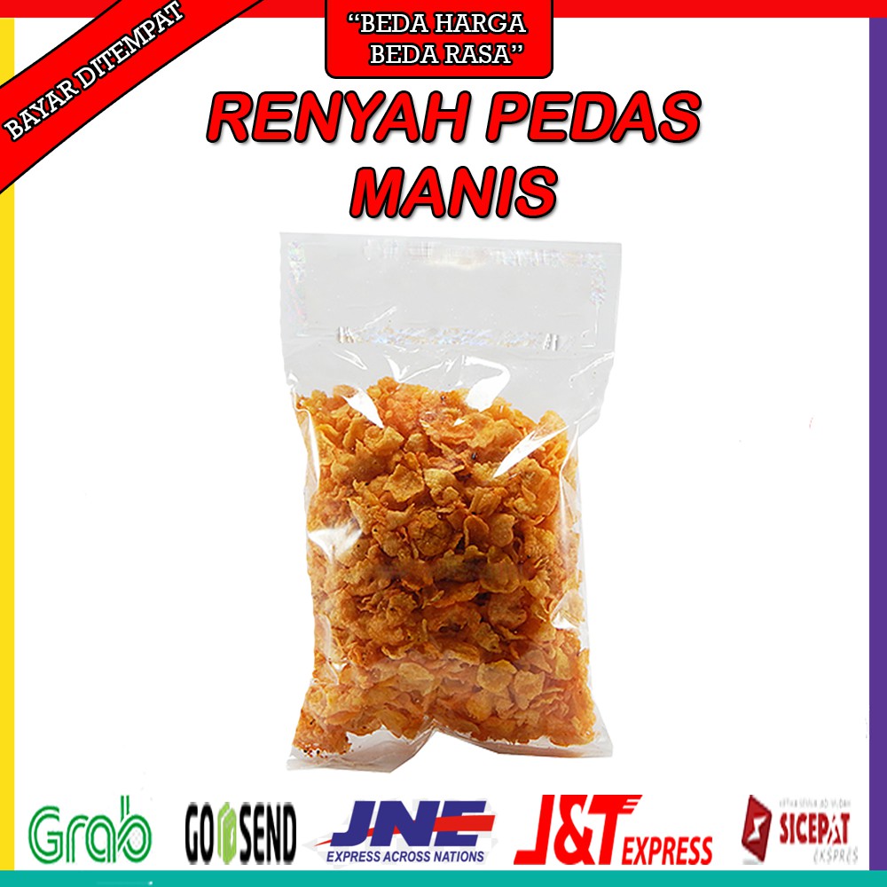 

EMPING JAGUNG GEPREK PEDAS OLEH OLEH MAKANAN RINGAN CEMILAN SANTAI SNACK MURAH JAJANAN RENYAH PEDAS