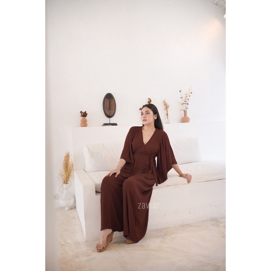 ZAVIAR || Hana Jumpsuit Long