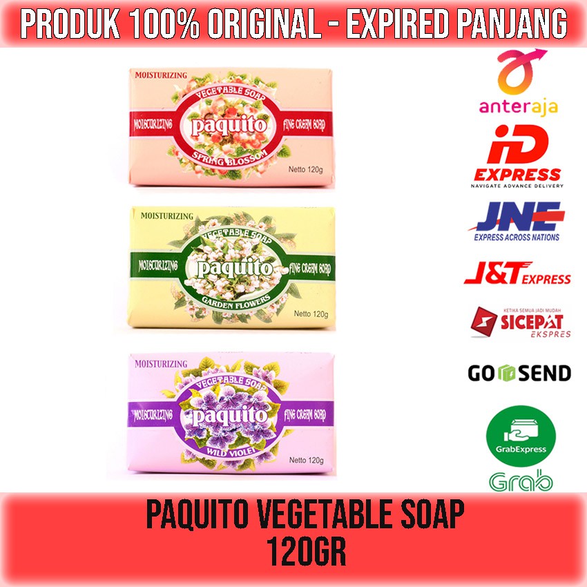 PAQUITO SABUN BATANG VEGETABLE SOAP 120gr