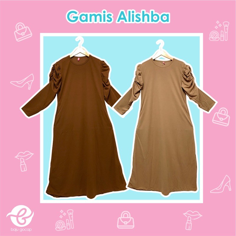 Gamis Alishba // Gamis lebaran // Gamis pesta // Gamis Tanah Abang // Gamis Grosir