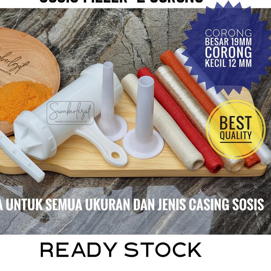 

[KODE PRODUK VIJJI7247] 16.55 mm CLEAR - Casing Selongsong Sosis Kolagen Collagen Edible Halal