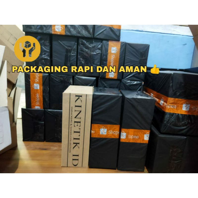 8.8 mega sale! - Sport sepatu pria AEROSPORT sepatu pria slip on snikers sekolah | kuliah warna hitam sepatu formal kerja sepatu slip termurah-3