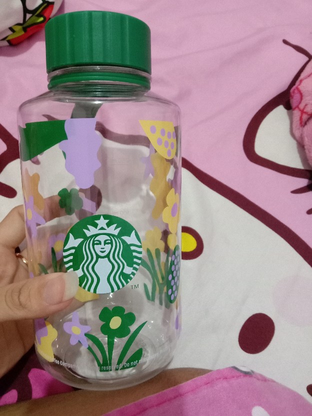 Starbucks Kreaby 1l / Botol Minum Starbucks / Reusable Bottle Starbucks