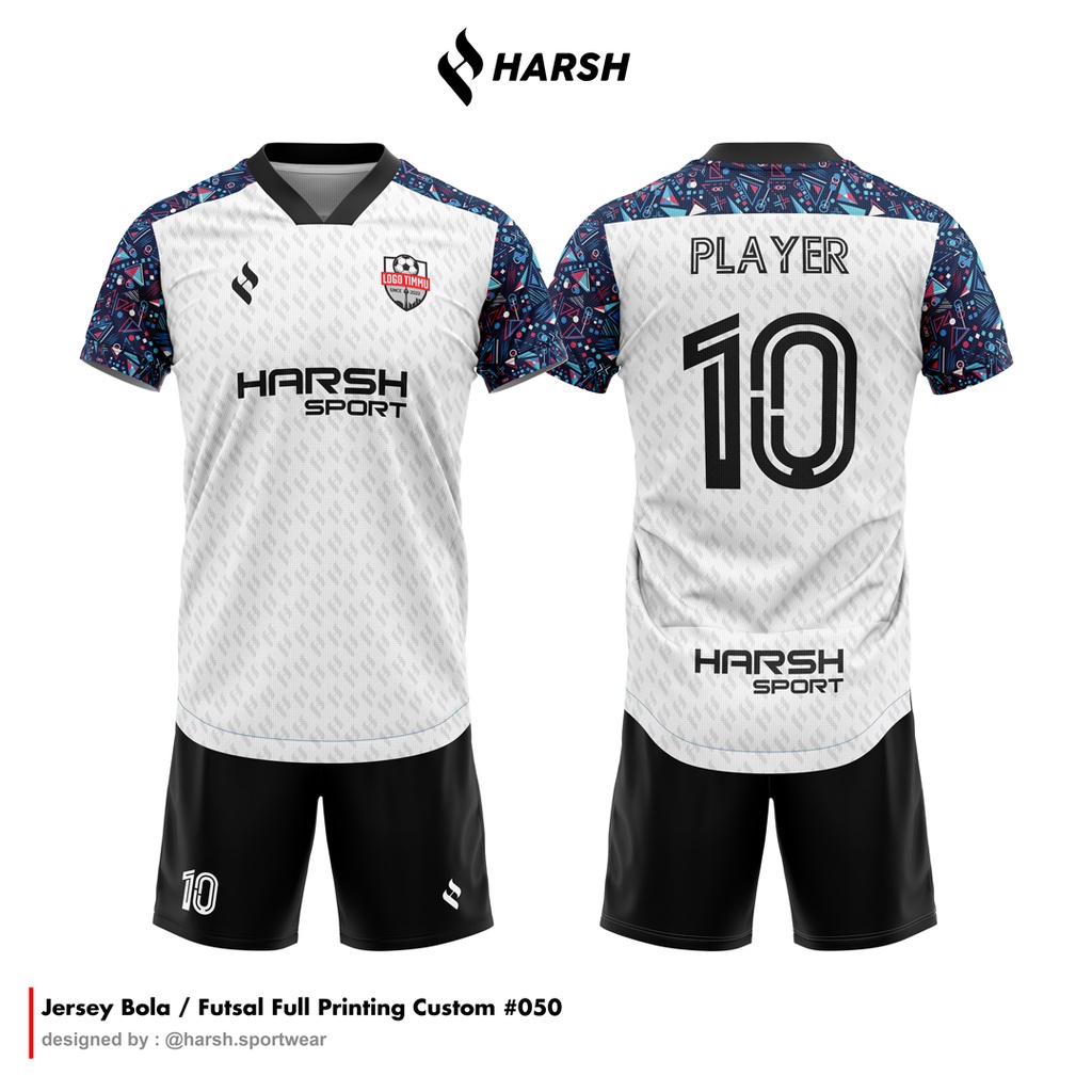 Jual JERSEY FUTSAL FULL PRINTING BEBAS CUSTOM DESIGN DAN FREE NAMA ...