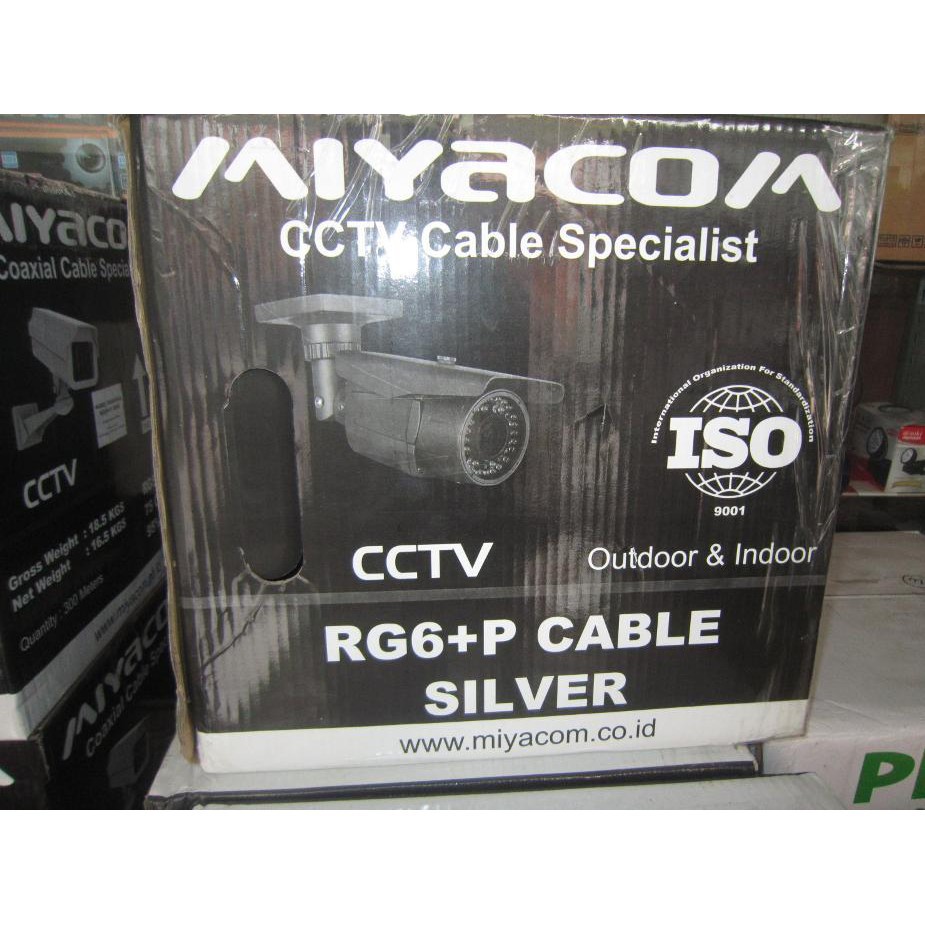 Kabel Coaxial Miyacom RG6+P ( KABEL COAXIAL 300M )