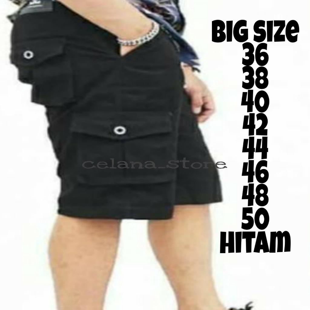 BIG SIZE 36-50/celana cargo pendek dewasa big size/celana cargo big size/celana cargo pendek terbaru/cargo pendek big size/celana gunung ukuran besar