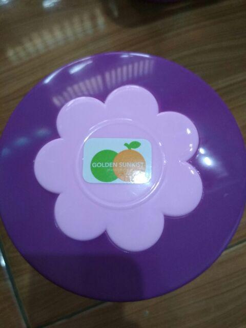 Rak Air Minum Aqua Segi Isi 16 Golden Sunkist Hijau