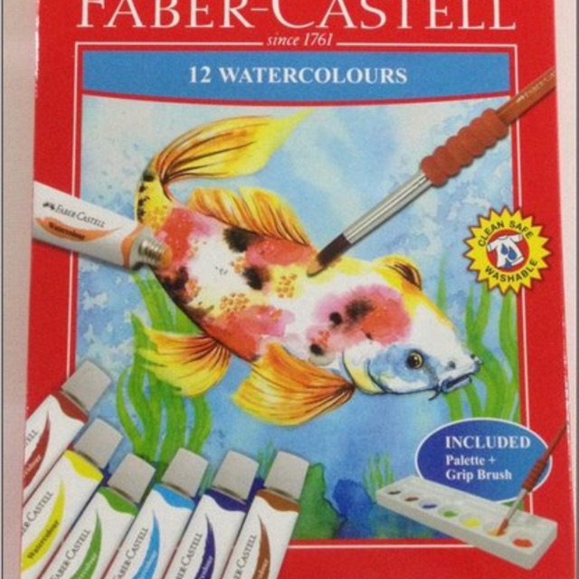

Cat air faber castell 12 warna