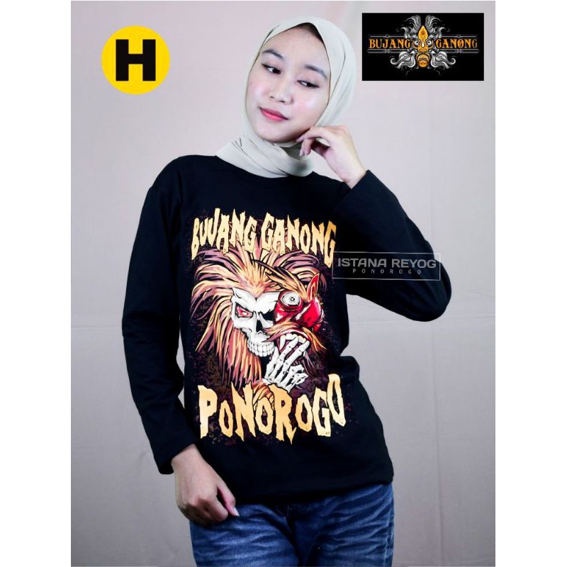 KAOS BUDAYA BUJANGGANONG / KAOS REOG PONOROGO / KAOS JARANAN / KAPS BARONGAN / GANONG / KAOS REYOG