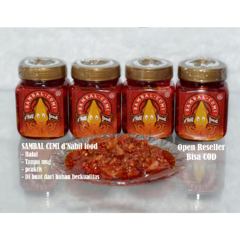 

Sambal Cumi | Sambel full cumi | Sambal instan | Makanan siap saji