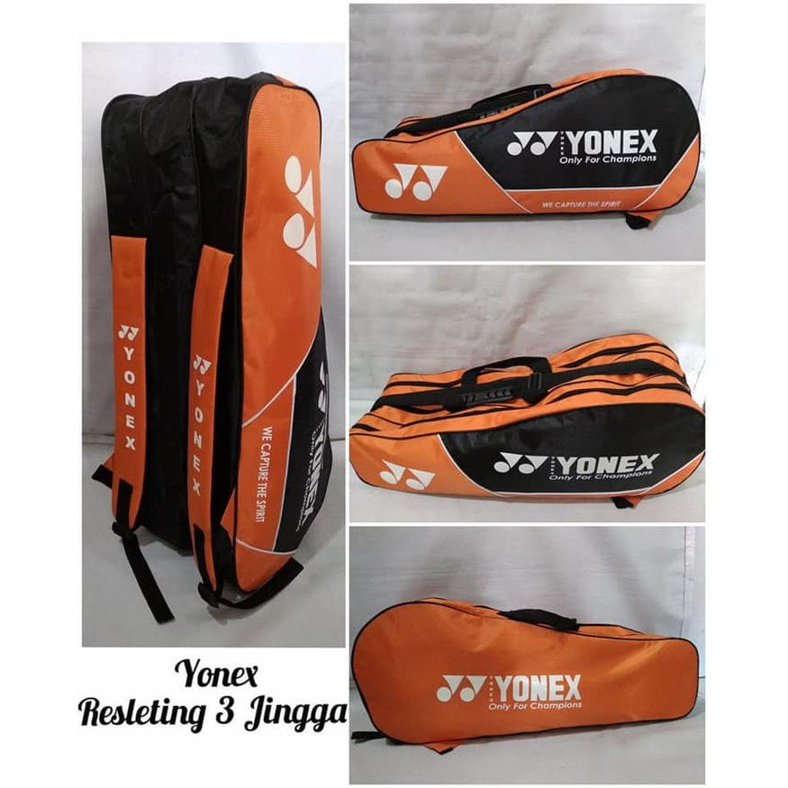 Termurah Tas Raket Badminton Yonex Biru Resleting 3 Dolby