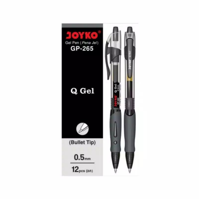 

Pulpen Gel GP-265 Q Gel 0.5mm Joyko Pena Per Pcs